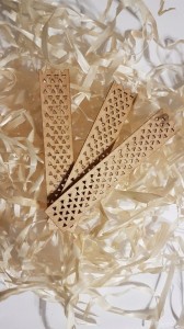 Knot drewniany do wosku sojowego 8cm AŻUROWY 3 szt.