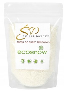 Wosk do świec sypanych wosk perłowy do świec 1 kg ECO SNOW